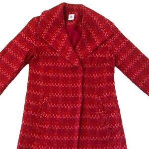 Sloan Tweed Wool Blend Jacket Red, Style 3031--WORN ONCE !